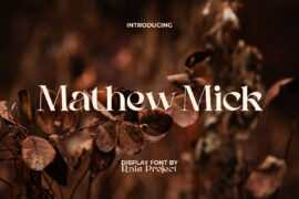 Mathew Mick Demo Font