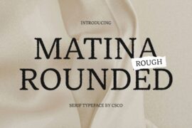 Matina Rounded Rough Demo Font