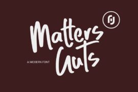 Matter Guts Demo Font