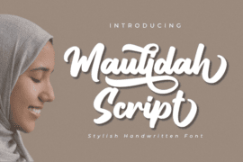 Maulidah Script Font
