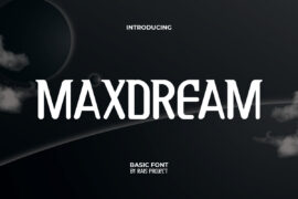 MaxdreamDemo Font