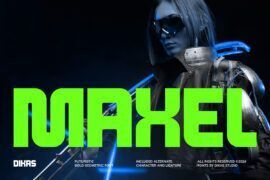 Maxel Free Personal Use Font