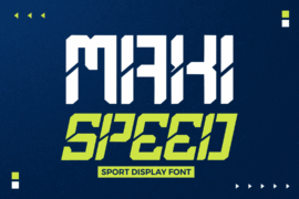 Maxispeed Font Family