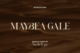 Maybea Gale Demo Font
