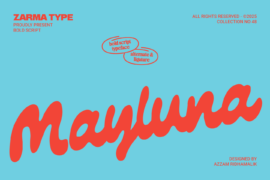 Mayluna Demo Font
