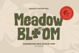 Meadow Bloom Font