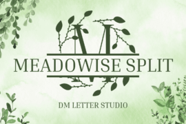 Meadowise Split Font