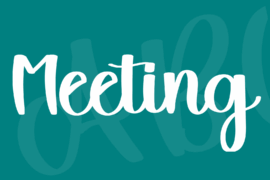 Meeting Font