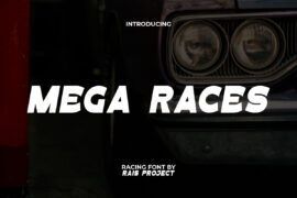 Mega Races Demo Font