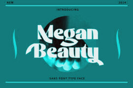 Megan Beauty Display Font