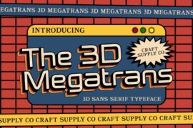 Megatrans 3D Demo Font