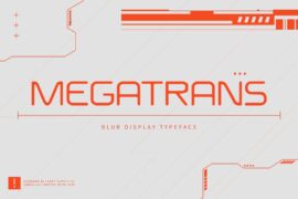 Megatrans Blur Demo Font