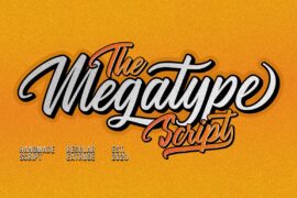 Megatype Script Font