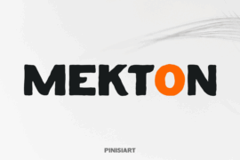 MEKTON Font