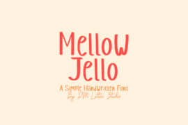 Mellow Jello Font