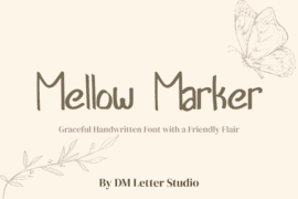Mellow Marker Font