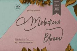Melodious Bloom Font