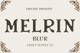 Melrin Blur Demo Font