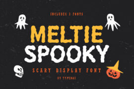 Meltie Spooky Font