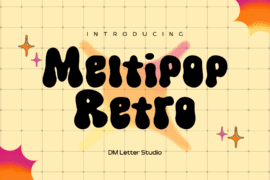 Meltipop Retro Font