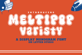 Meltipop Varsity Font
