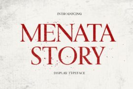 Menata Story Font
