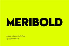 Meribold Font