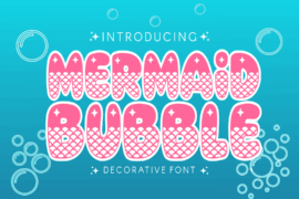 Mermaid Bubble Font