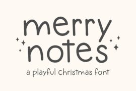 Merry Notes Font