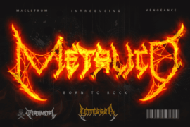 Metalico – Personal use Font
