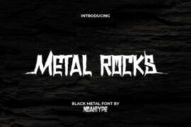 MetalRocksDemo Font