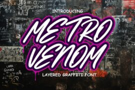 Metro Venom Font Family
