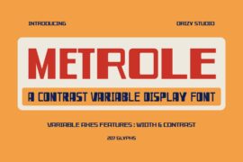 Metrole Demo Font