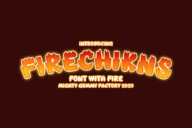 MGF Firechikns Personal Use Font