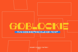 MGF Goblockie Personal Use Font