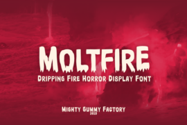 MGF Moltfire Personal Use Font