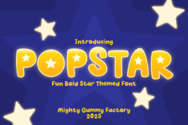 MGF Popstar Personal Use Font