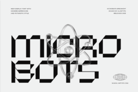 Microbots Demo Font