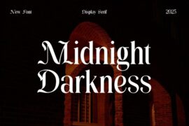 Midnight Darkness Font