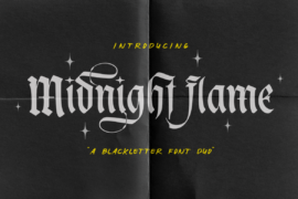 Midnight Flame Font