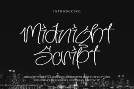 Midnight Script Font