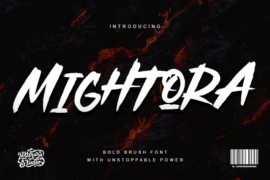 Mightora – Personal use Font