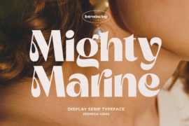 Mighty Marine Personal Use Only Font