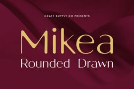 Mikea Rounded Drawn Demo Font