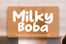 Milky Boba Font