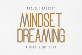 Mindset Dreaming Font