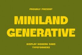 Miniland Generative Font
