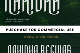 Minimal Nahidha Font