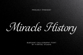 Miracle History Font