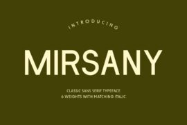 Mirsany Font